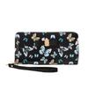 New Printed Butterfly Long Wallet Fashionable and Versatile Women's Multi-card Wrist Small Bag Card Bag