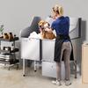 127 cm Dog Grooming Bath Tub Stainless Steel w Ramp Faucet Left Door