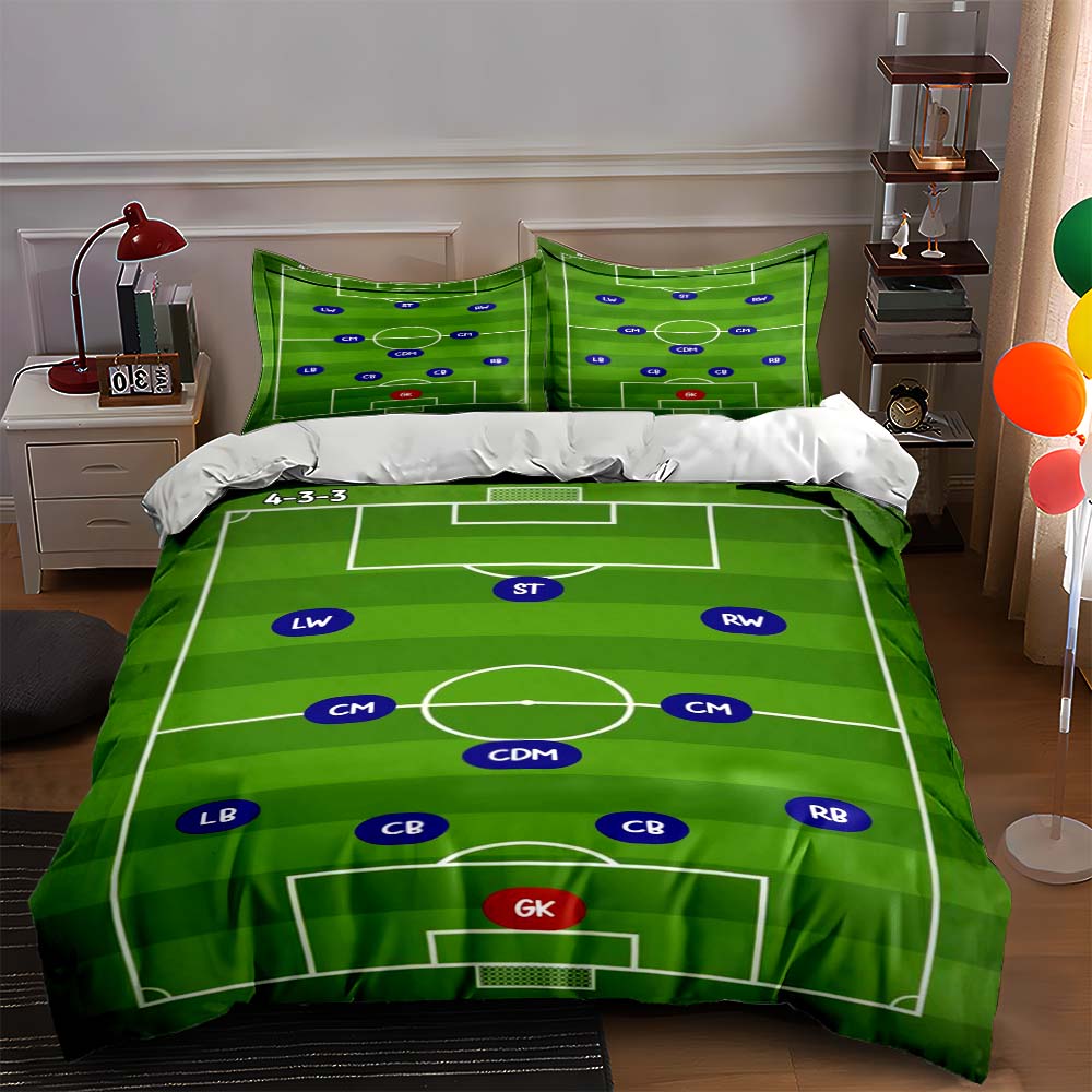 

Football field diagram. Bedding sets Duvet cover sets Duvet covers Pillowcases(1 * Duvet Cover 2 * Pillowcases, without duvet insert) 135x200cm