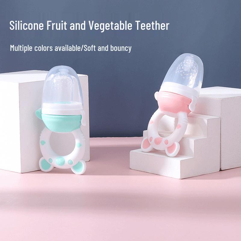 Silicone Teething Stick: Baby Fruit & Veggie Feeder