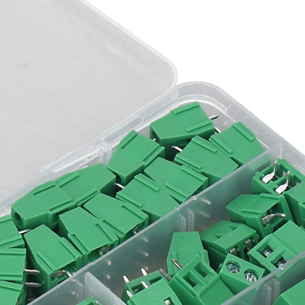 80 BUC KF128 2P 3P Bloc Terminal cu Șurub Pas 5mm Conector Terminal de Cablare Proiecte Electrice