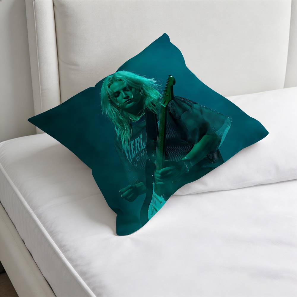 Singer EEmily AArmstrong Fashion Square Pillow Case Durable Throw Pillow Cover for Sofa Couch Chair