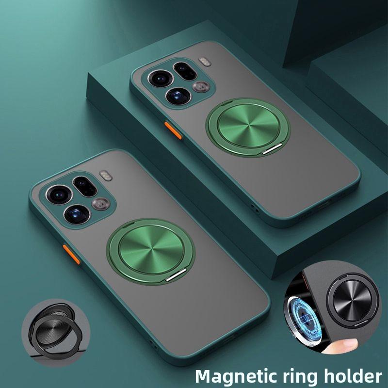 Für OPPO Find X9 Pro Hülle Harte PC-Ringständer magnetische Schutz-Rückseitenabdeckung Hülle Für Find X9 X8 Pro X8S+ X8 Ultra Handyhülle