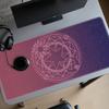 Office Mouse Pad Office Desk Mat Precision Cloth Surface Non Slip Rubber Base for PC Laptop Keyboard Office Desk Setup Work and