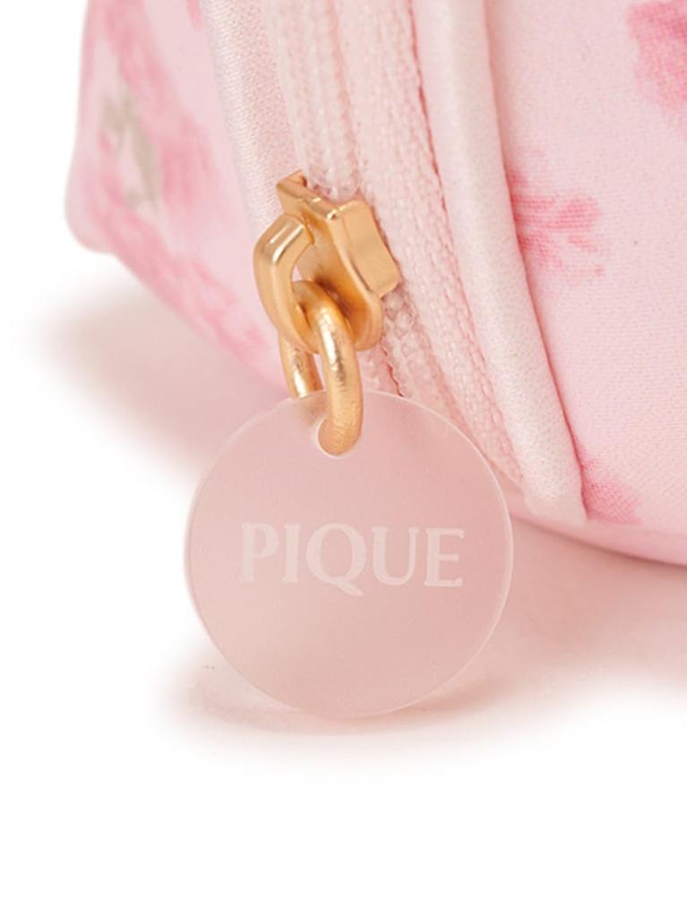 Sakura Pattern Pouch PWGB261698 Pink Free Size [Gelato Pique] Half-Moon Women's