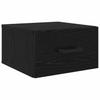 Nightstand Black Oak Effect 35 X 35 X 20 Cm Particleboard