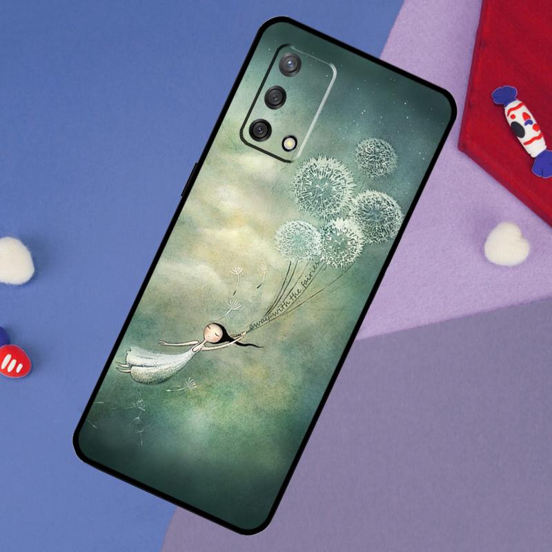 

Dandelion Case For Oppo A78 A18 A38 A74 A94 A54 A58 A98 A80 A60 A40 A96 A76 A16 A15 A17 A57 A5 A6 Pro OPPO A94 5G