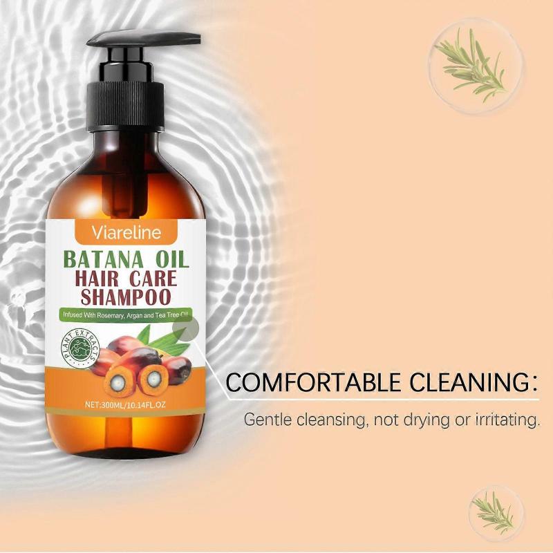 Batana Oil Shampoo for Hair Growth - Routine Shampoo for Thinning Hair for Women & Men - 9-in-1 Natural Hair Loss Shampoo with Biotin, Rosemary Oil - 