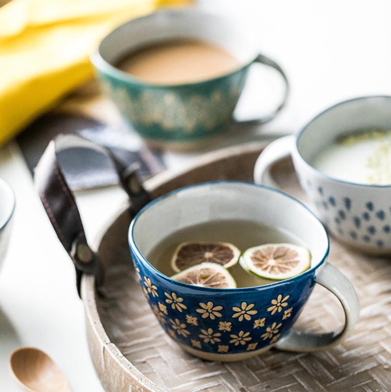 Vintage Keramiktasse, Keramik-Kaffeetasse, Milch-/Teetasse, Markentasse, Wasserglas, einzigartige Geschenke, Haushaltsbedarf