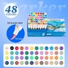 Soft Tip Acrylic Marker Set - Kids' Graffiti & Drawing Pens, No Pressure Needed, Fade-Resistant, Multi-Color Watercolor Brushes