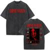 Obsession Nikki Movie Vintage Washed T shirts Men's Women Clothing Tees Fashion Gothic Thriller Oversized Short Sleeve T-shirts