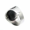 [Silver One] Sterling Silver 925 Five-Pointed Star Ring for Men [Size 15] Pentagram Star Ring