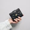 New Women's Short Style Wallet: European & American Texture Coin Purse with Multi-Card Slots & Anti-Demagnetization Card Holder