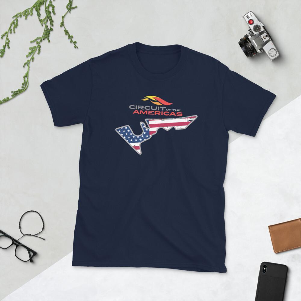 Американский Гран-при Кота F1 Формула Гонки Трасса Короткий рукав Унисекс Футболка 3XL