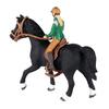Plastic Handcrafted Riding Horse Figures,Kids Toys Gifts for Boys, Wild West Figurines