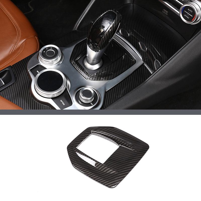 ABS Carbon Fiber For Alfa Romeo Stelvio 2017- Car Interior Trim Sticker Accessories Car Modification Car Styling