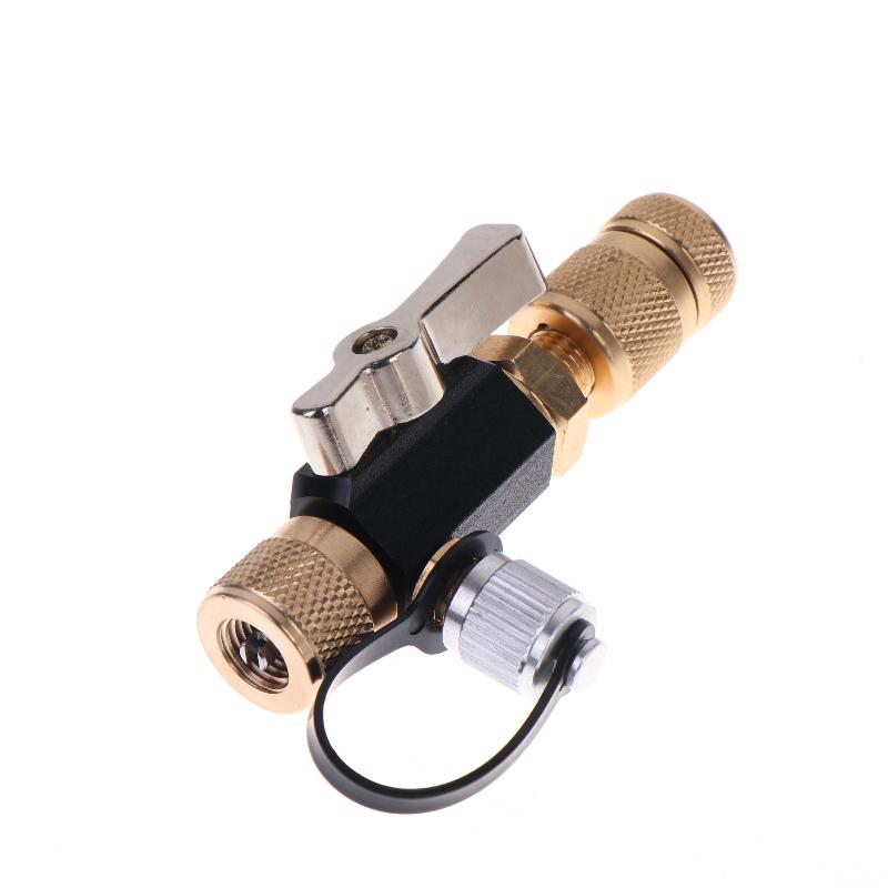 1/4Inch Valve Core Removal Tool With Dual Valve And Sight Glass Vacuum Rated Valve Core Disassembly Tool For Air Conditioning