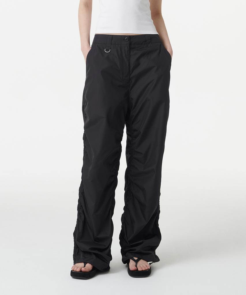 MUSINSA STANDARD WOMAN Women'S Wide Shirred Pants [Black]