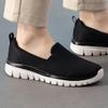 Skechers Women's 100842-BKW Black Walking Shoes