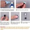 50pcs 100pcs Stickable Clips Double-sided Tape Adhesive Cable Wire Clips Management Wire Cable Holder Clamps Cable Tie Holder