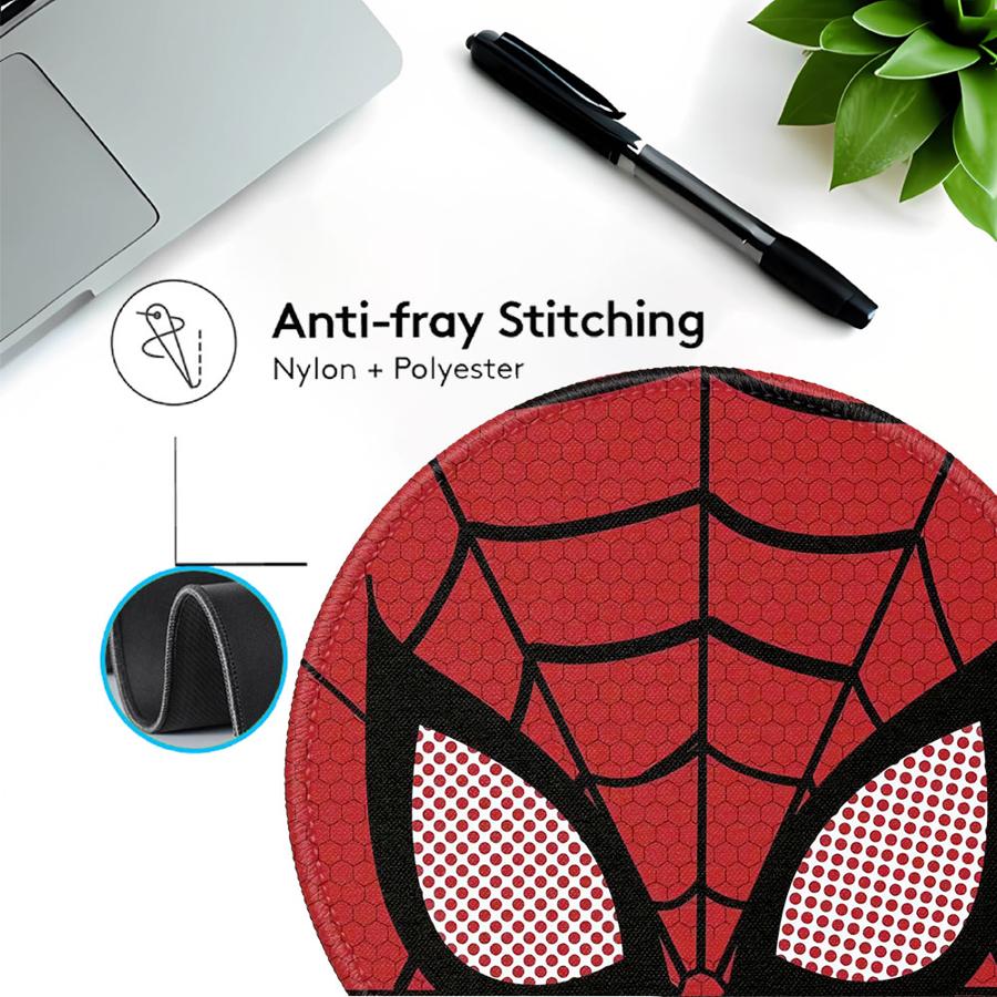 rubber 1pc Mouse Pad office Pad Computer Laptop Pad Keyboard Mouse Pad Desk accessories Game Console Pad Black Spider Design