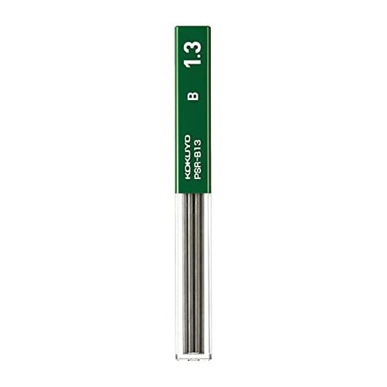 KOKUYO Mechanical Pencil Lead Refills (Hanging Pack) 1.3mm B, 10 Leads per Pack - Slim design for easy storage in pencil cases, color-coded caps