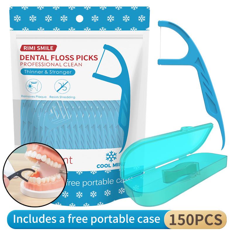 300/150/30 KS - Nová dentální nit s velkým ústem s mátovou příchutí, pomůcky pro mezizubní čištění