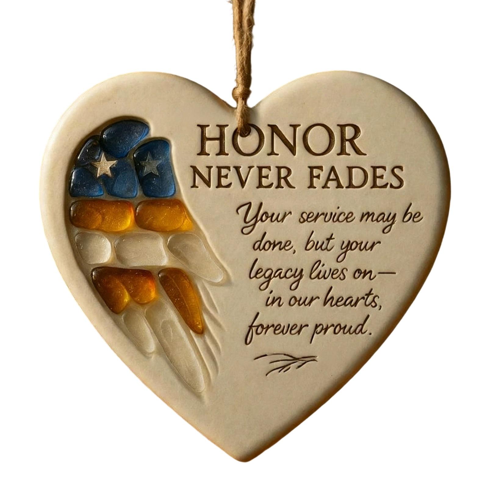 

1PC 2D Heart-Shaped Encouragement Keychain One Size