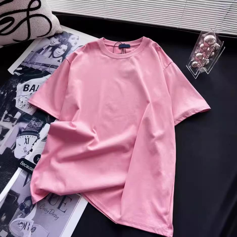 

Raspberry Embroidered Horse Cotton Women s Loose-Fit Short Sleeve T-Shirt One Size