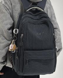Japanese Niche Campus Simple And Versatile Backpack Male High School Student Class Schoolbag Female Large-Capacity Backpack