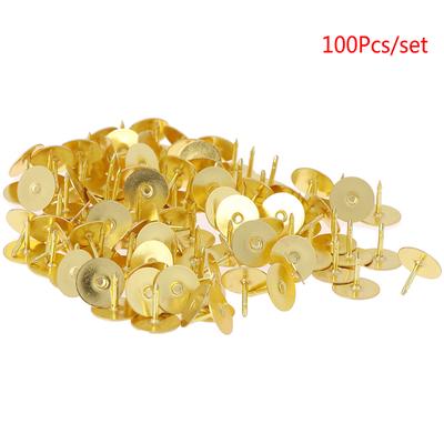 50 Pièces Accessoires Broche Badge Épine Aiguille Cheval Papillon Chapeau Aiguille Titane