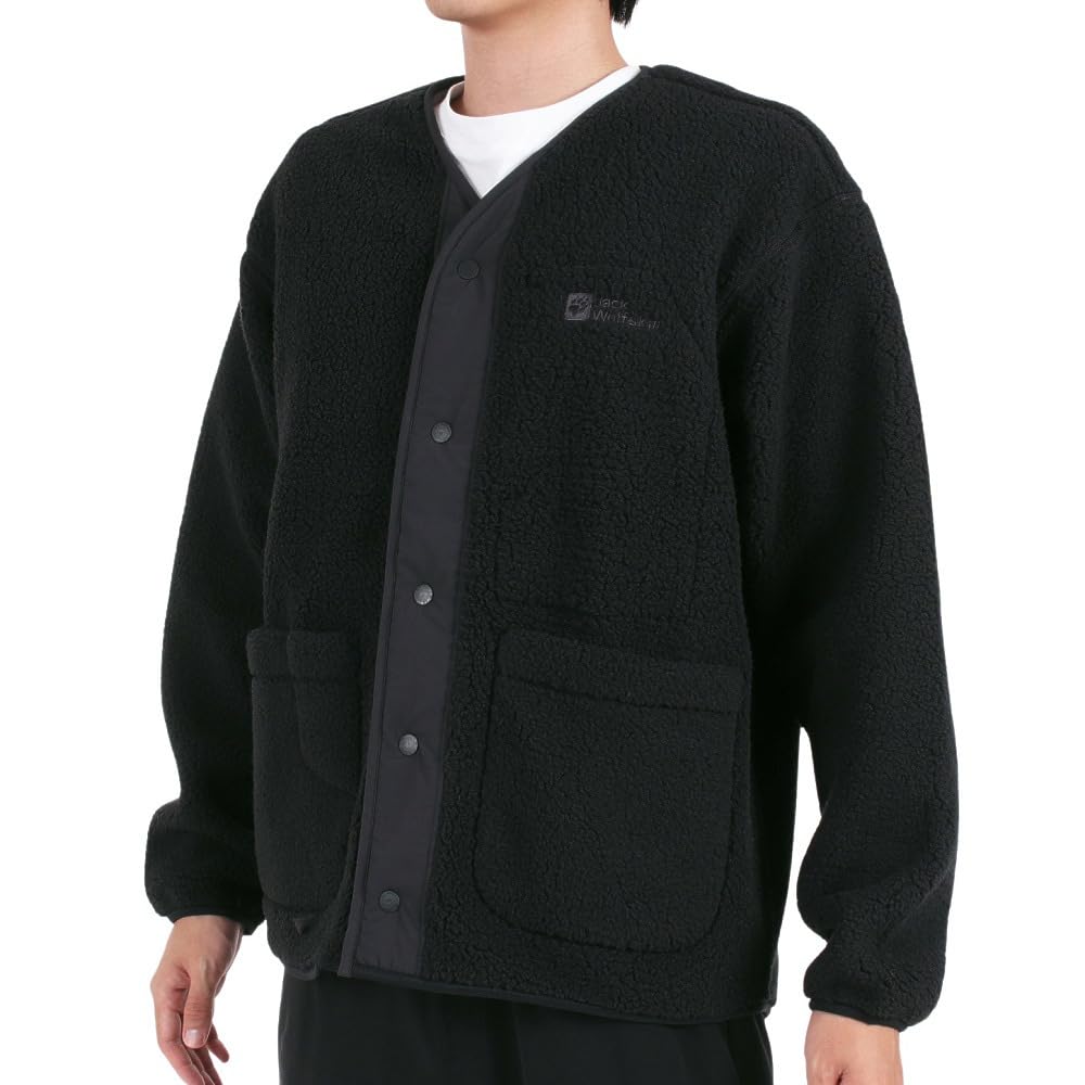 

Fleece Jacket Durable Water Repellent 5032631 FOREST CHILL BOA CD Outdoor [Jack Wolfskin] Men s (DWR Finished/Reversible) [ / ] 6000_black Asia_M