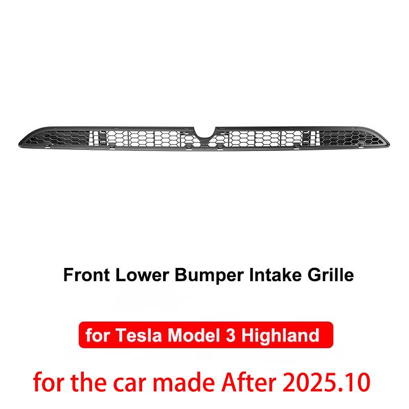 For Tesla Model Y 2025 Juniper Model 3 Highland 2025 Front Lower Bumper Anti Insect Net Anti Dust Proof Inner Vent Grille Cover