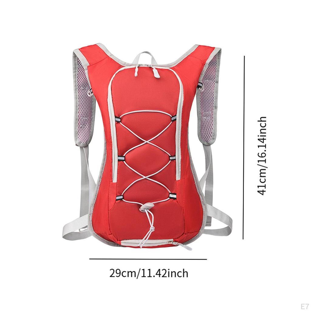 Hydration Backpack Breathable Mountain Travel Adjustable Pack Outdoor Cycling for