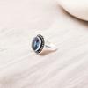Dainty London Blue Topaz Gemstone 925 Sterling Silver Jewelry Handmade Boho Ring RR-62-13