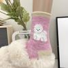 Autumn and Winter Japanese Warm Thickened Mid-calf Socks Puppy Cotton Wool Socks Female