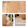 Cat Scratcher Ball Scratching Sisal Puzzle Play Small Pet Exercise Toy With Feathers For Chewing Enrichment Boredom Relief
