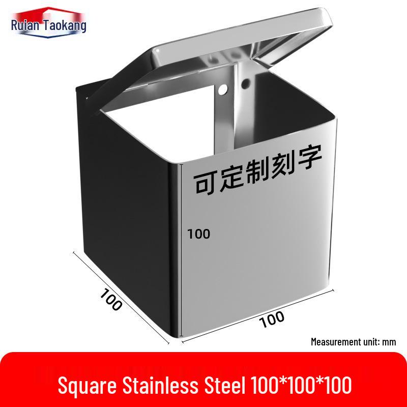 Stainless Steel Horseshoe-Shaped Building Settlement Observation Cover