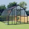 Day and Night - Day and Night Greenhouse with Anthracite Gray Aluminum Structure 12.63 M²
