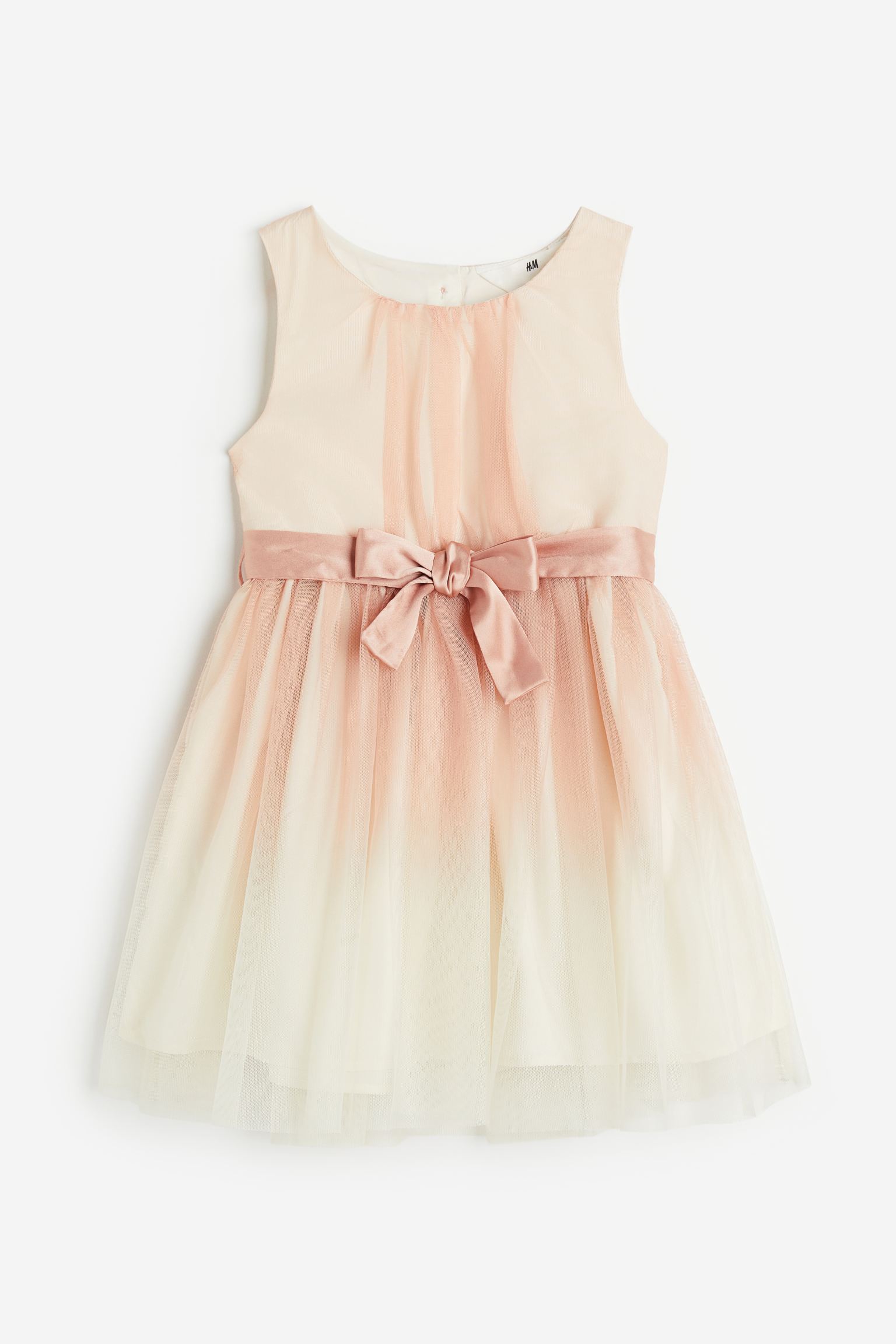 

Belted tulle dress
