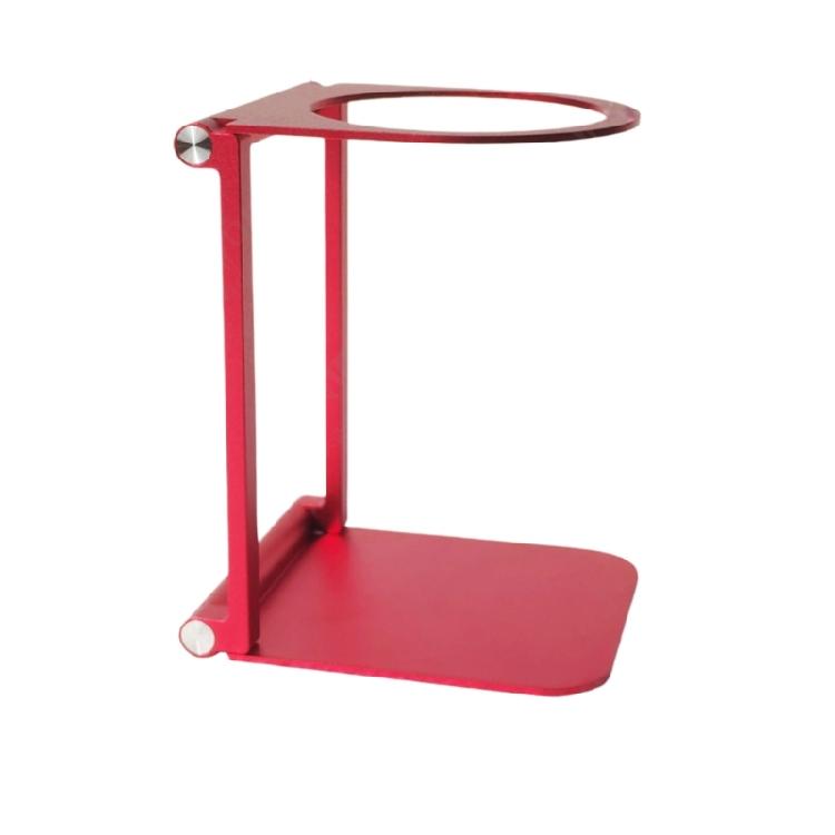 

Highly Portable Folding Coffee Base Resistant Aluminum Make Works For Manual Coffee Devices красный