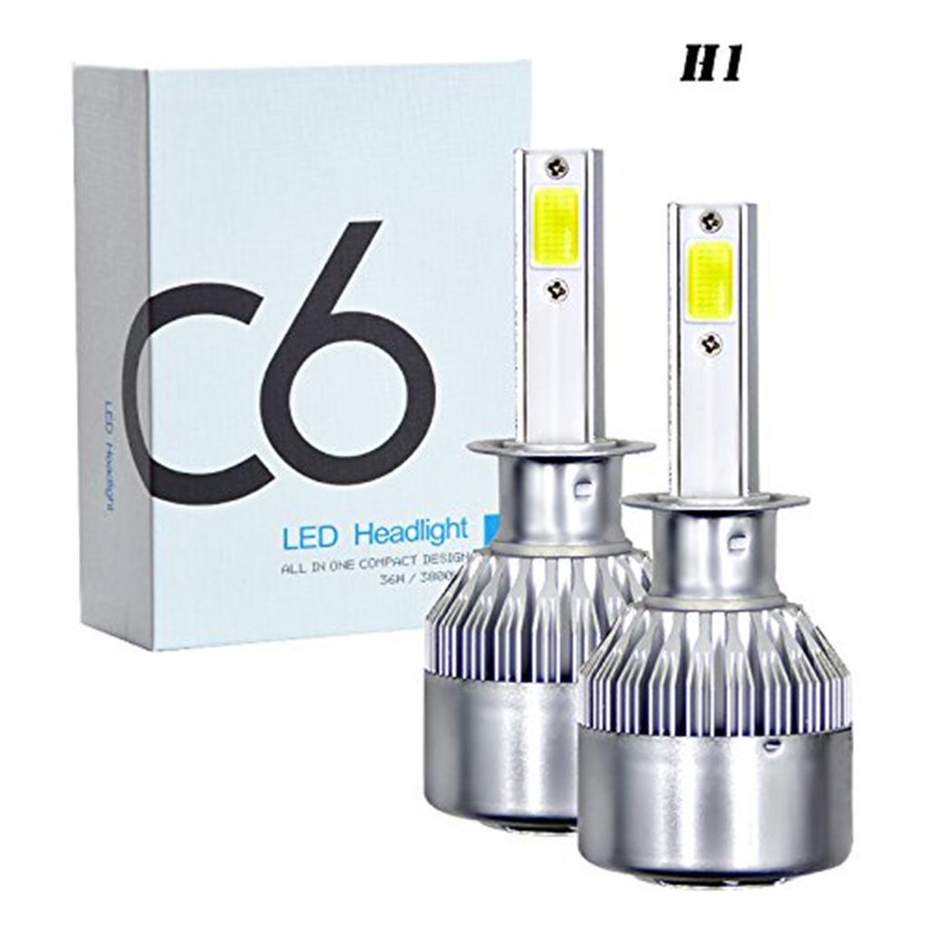 2 adet 12V 7200LM H4 H7 Coche Led Led Far Lambası H1 H13 H8 H9 H11 9005 HB3 9006 HB4 6000K 72W 12V 7200LM Otomatik Farlar