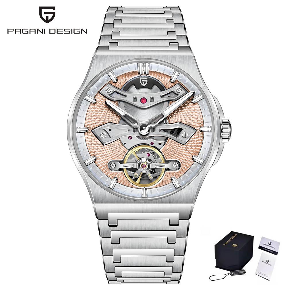 PAGANI DESIGN Luxus Herren Mechanische Uhr Top Marke Saphirglas AR Beschichtet Automatikuhr Business Wasserdichte Uhr für Herren