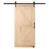 Barn Door and Hardware Kit 30" X 42" Wood Sliding Barn Door Kit Smoothly