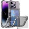 Suitable 14 Transparent Phone Case IHoney13 Clamshell Card Wallet 12Pro Drop Resistance Protective Cover