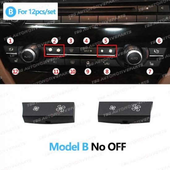 Dashboard Air Condition A/C Heater Button For BMW 5 Series F10 F11 F18 2010-2017