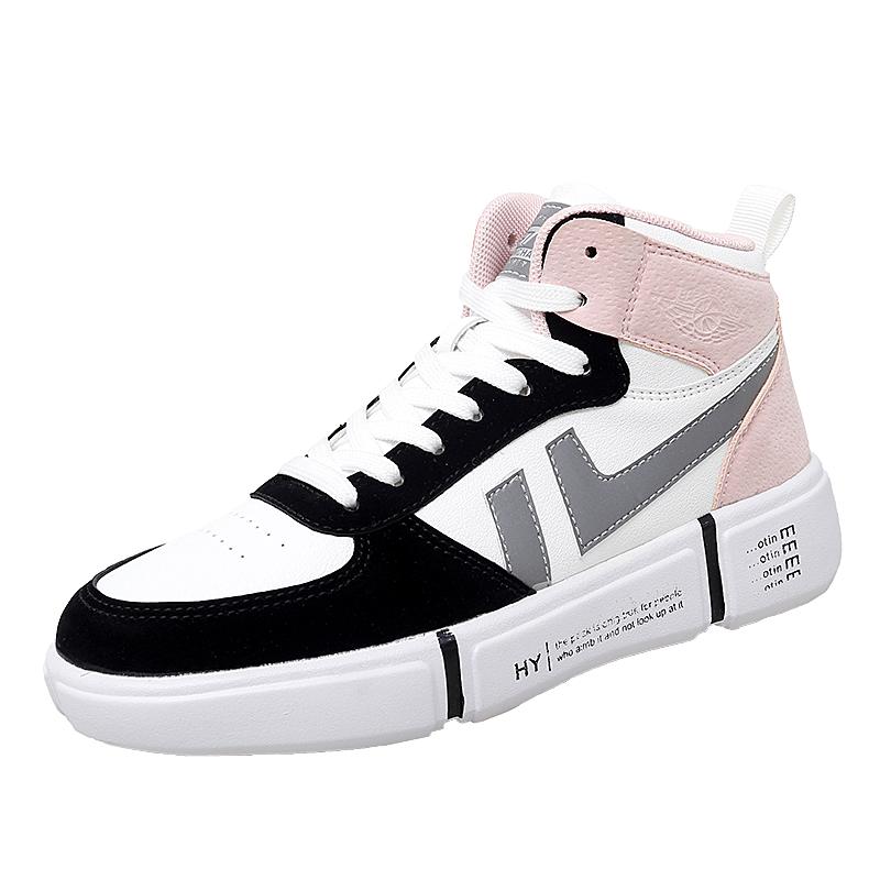Skateboard Shoes Women high top Sneakers children Jogging Sport Flat Shoe Female Leather Tourism Waterproof Casual Running Board