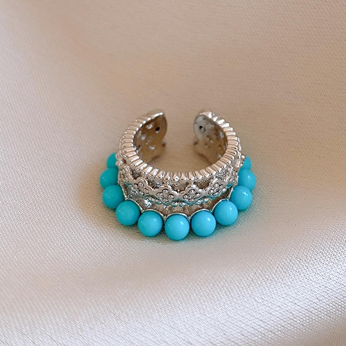 Ретро этнический стиль циркон круглые полые клипсы для ушей женские серьги без мочек