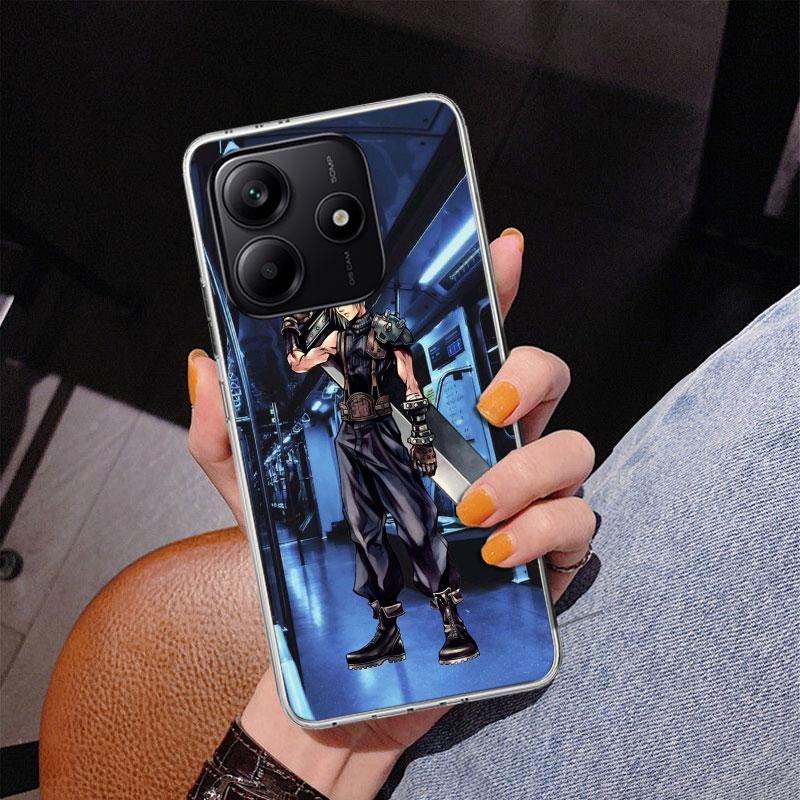 Final Fantasy FF VII Phone Case For Xiaomi Redmi Note 15 14 13 12S 12 11 Pro Plus 14S 11S 11E 10 10S 11T 5G Personalized Cover R