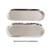 Korean Style Stainless Steel Oval Serving Tray